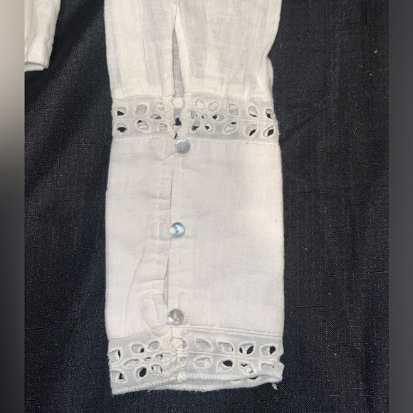 Free People Joi Eyelet crop top Blouse - Picture 11 of 14